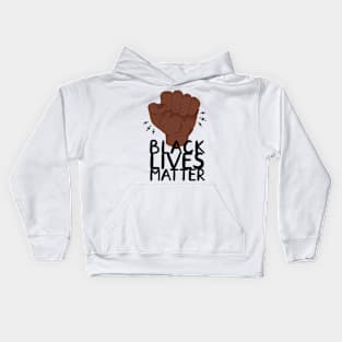 Black Lives Matter Fist Kids Hoodie